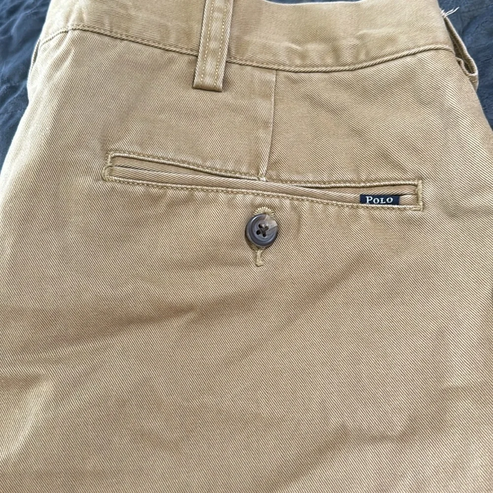 Polo Ralph Lauren 100% Cotton‎ Men’s Everyday Classic Fit Flat Front Khaki’s